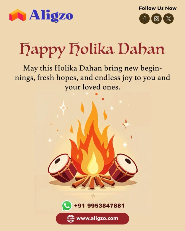 May this Holika Dahan bring new beginnings, fresh hopes, and endless joy to you and your loved ones. Happy Holika Dahan🔥

#HappyHolikaDahan #HolikaDahan2025 #IndianFestival #SpringFestival #FestivalVibes #ColorFestival #India #Aligzo