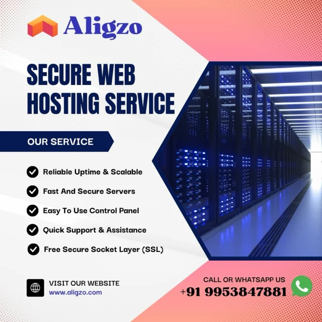 🛡️ Your Website Deserves Fort Knox-Level Security! 🔐

Tired of downtime, data breaches, and unreliable hosting? Switch to our Secure Web Hosting Services – where speed meets security and your data is always protected.

✅ SSL Encryption
✅ 24/7 Monitoring
✅ Auto Backups
✅ Firewall & Malware Scanning

Trust us to keep your website online, fast, and secure – always.

🌐 Ready to upgrade your hosting? Let’s talk on +91 9953847881

#SecureHosting #WebHosting #WebsiteSecurity #SSL #ManagedHosting #SafeWeb #CyberSecurity #HostingServices #TechSolutions #WebsiteProtection #CloudSecurity #FastAndSecure #SecureServer #VPSHosting #LinuxHosting #SharedHosting #AligzoServices
